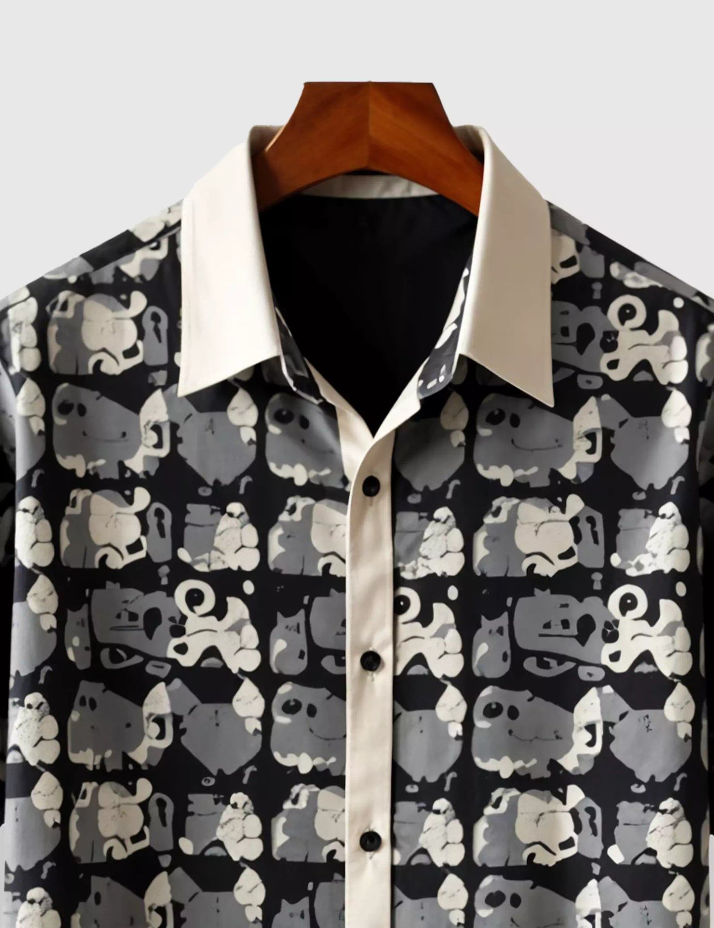 Black Elephant Designer Men's Half Sleeves Printed Shirt Exclusive