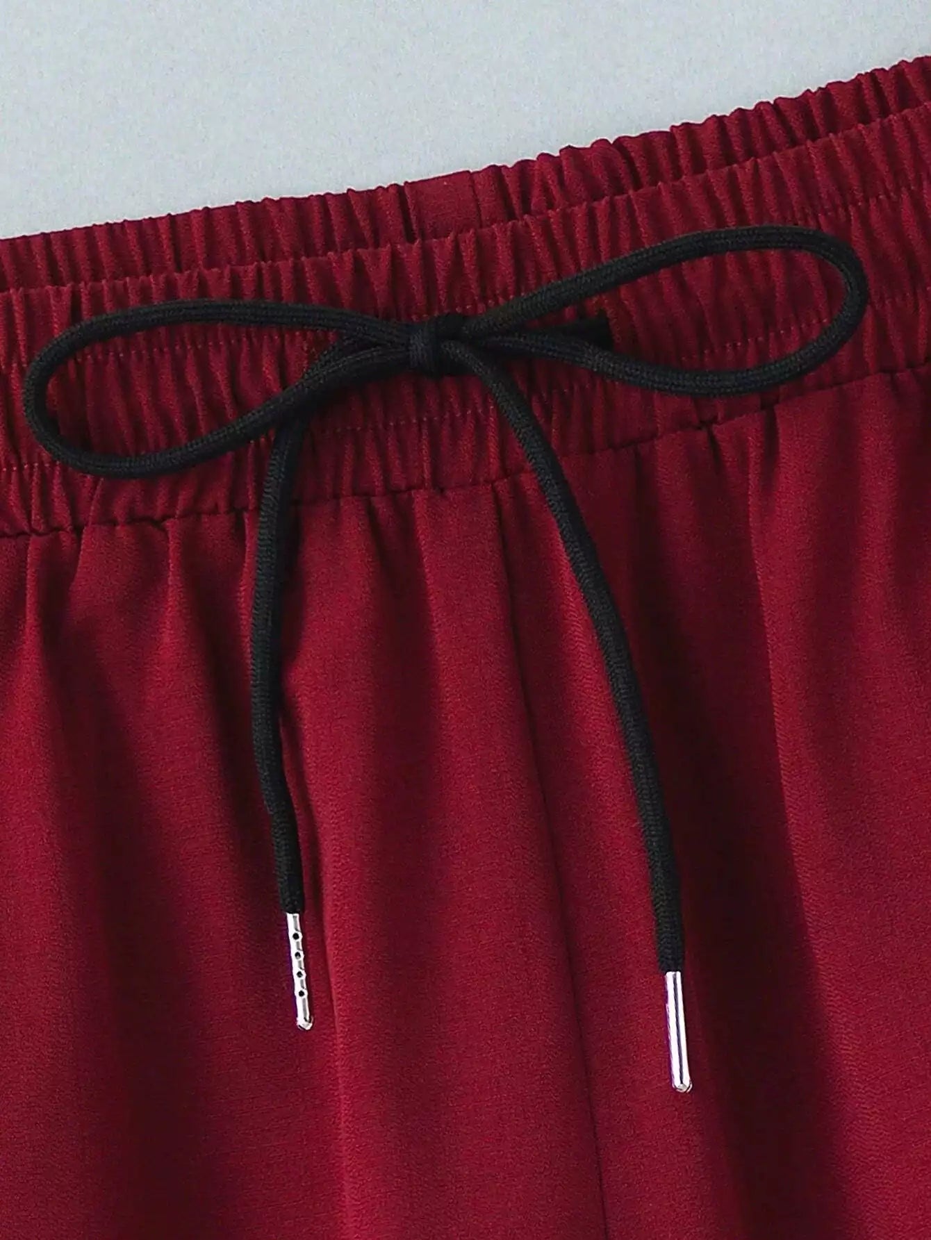 CORDS RED SOLID Design Mens Half Sleeves Premium Cords Cotton Material