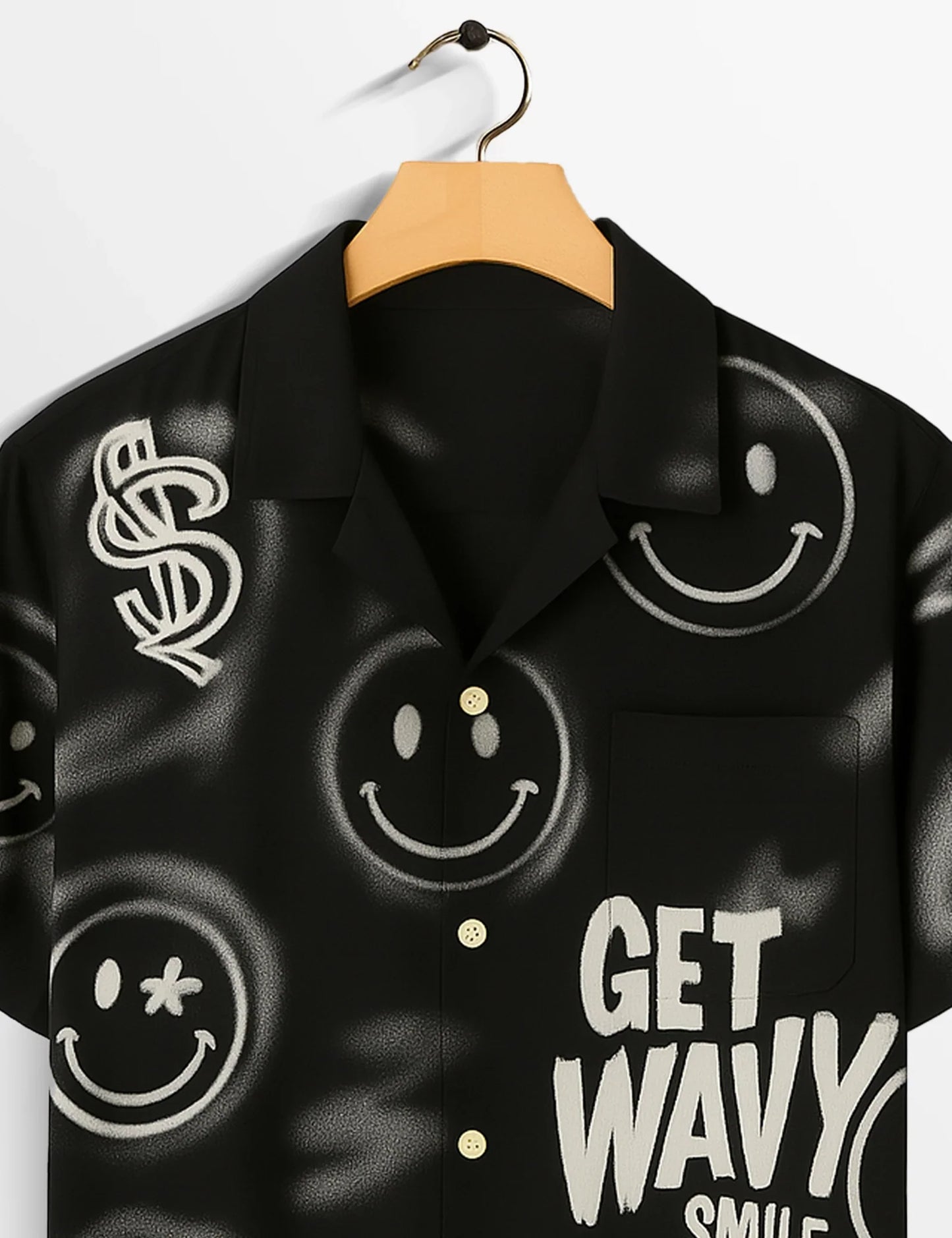 Black Smile Signature Soft Cotton Shirt for Men