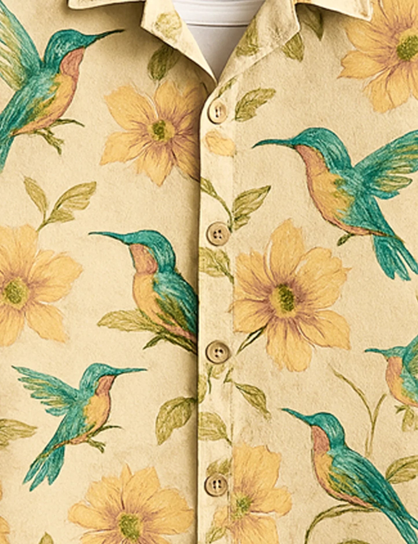 Blue Sparrow Printed Regular Fit Cotton Staple for Men