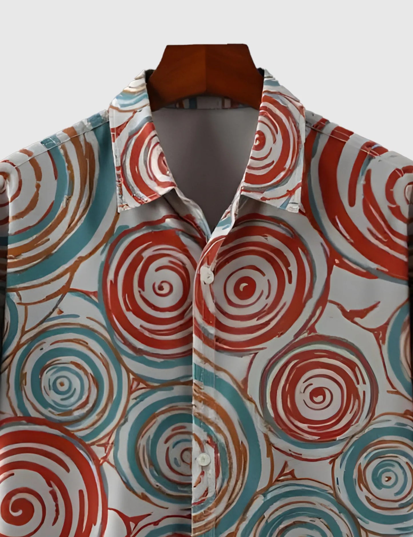 Mlti Round Mandala Men's Half Sleeves Printed Shirt Exclusive