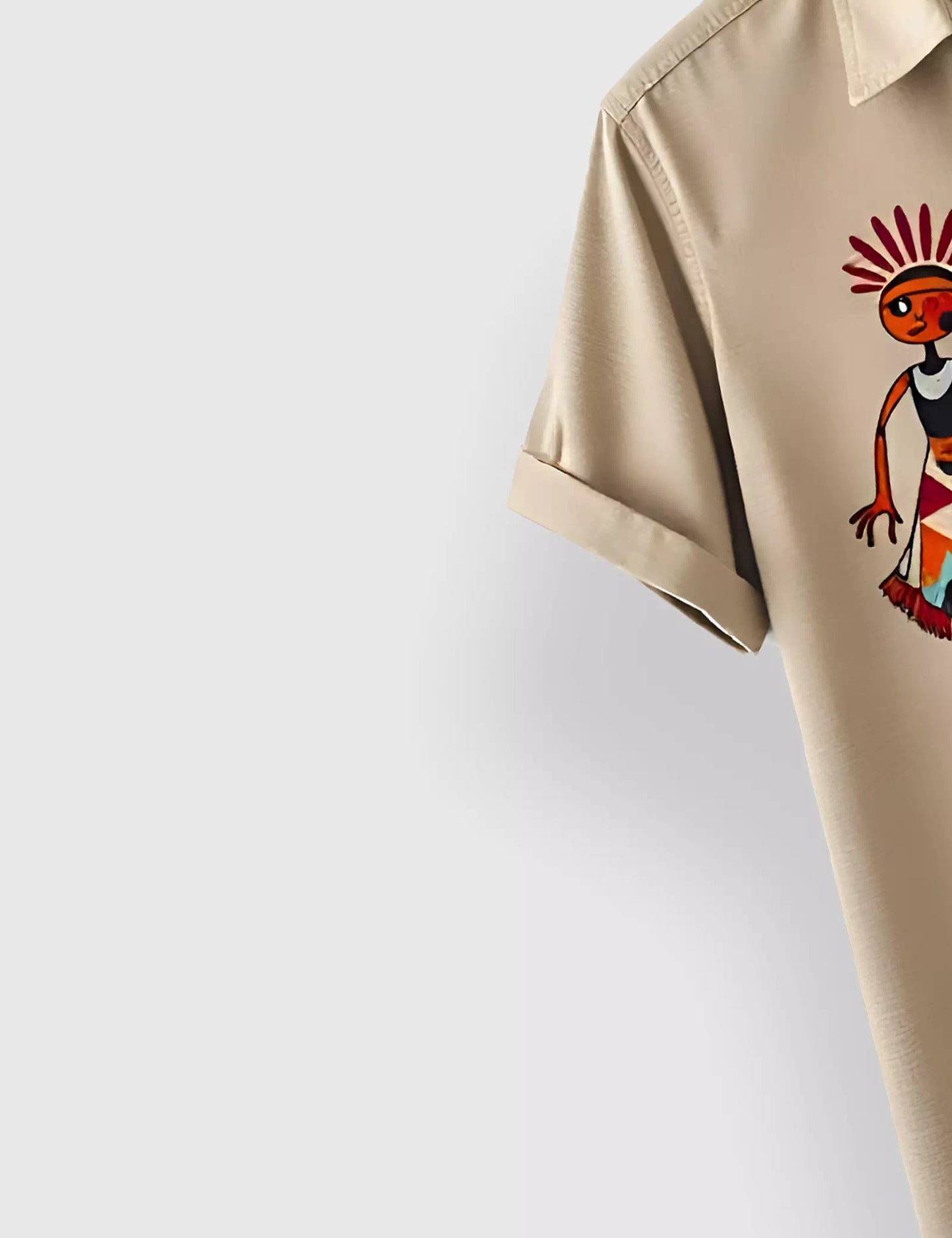 Pitch Block Dance Designer Men's Half Sleeves Printed Shirt Exclusive